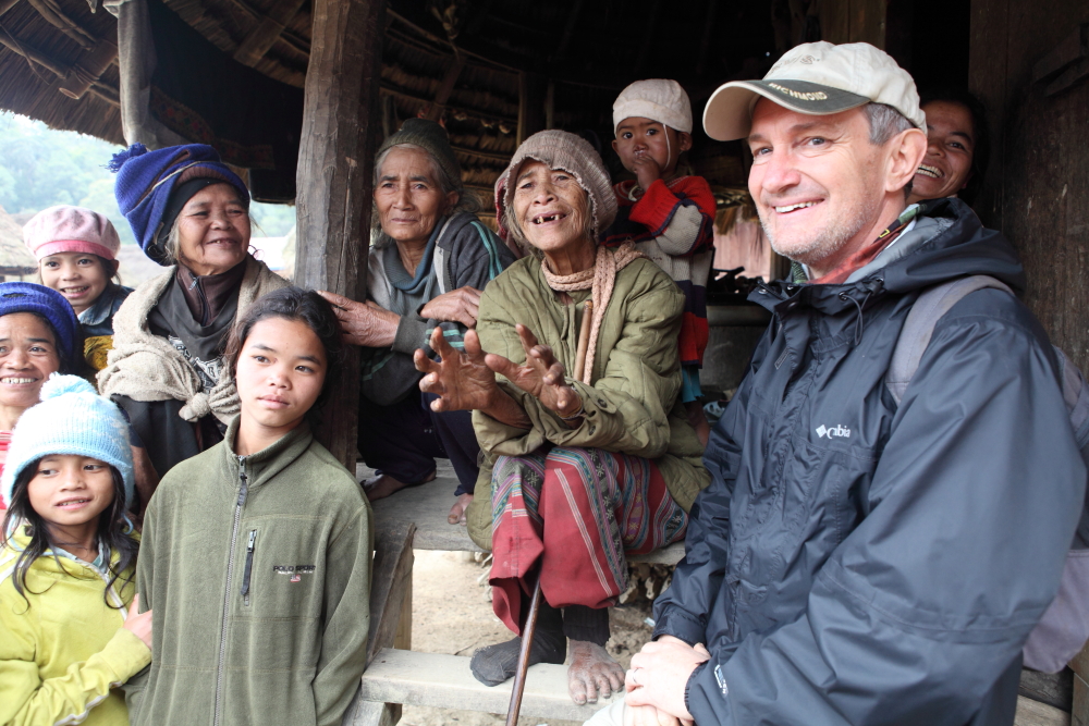 Nick Archer in Laos, 2013.