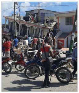 Aug. 14 earthquake that struck Haiti's southern peninsula