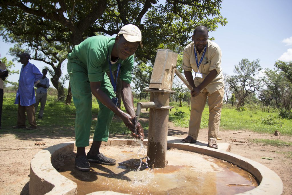 Clean water for families in South Sudan